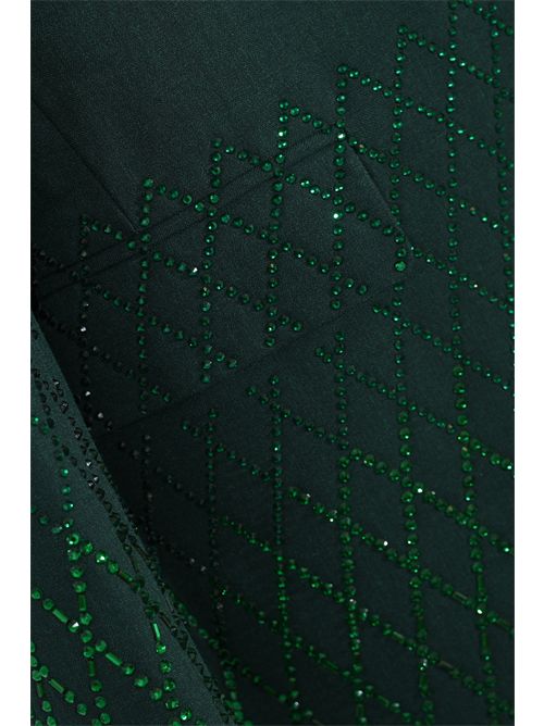 Blazer oversize Laser Game con strass Verde PINKO | 105410 A2POV88